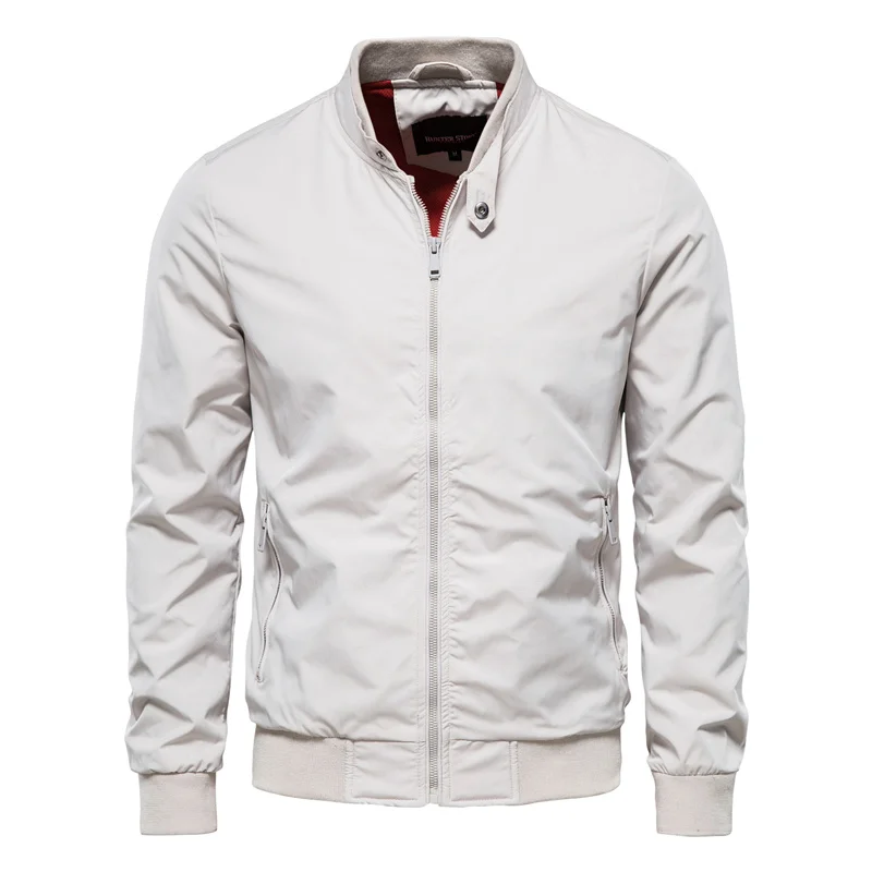 Aaron | Men's Zip Up Classic Bomber Jacket - view 4