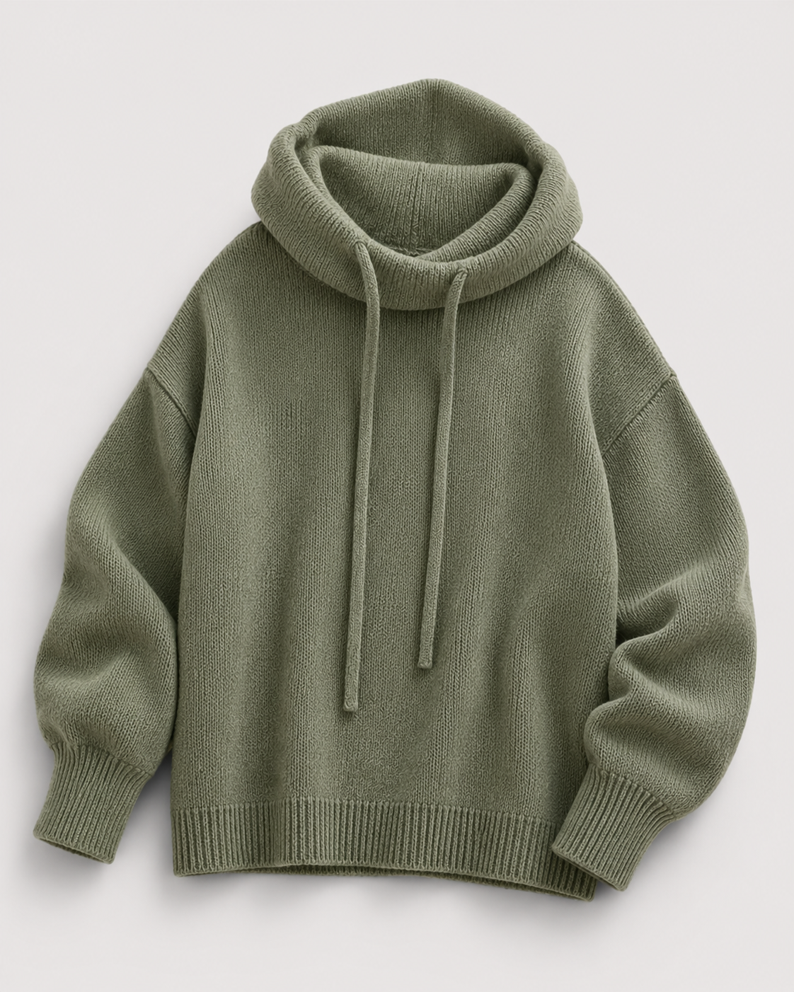Kuscheliger Pullover mit Stehkragen – Detailansicht