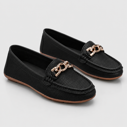 Loafer mit Kettendetail – Paar