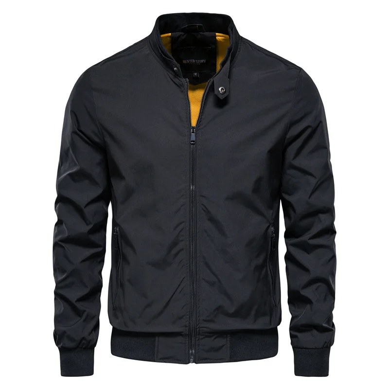 Aaron | Men's Zip Up Classic Bomber Jacket - view 1