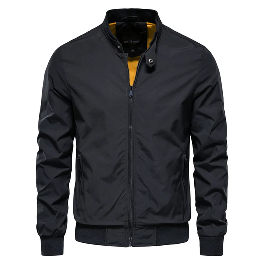 Aaron | Men's Zip Up Classic Bomber Jacket - view 1