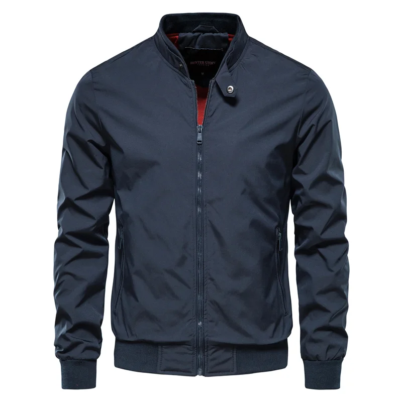 Aaron | Men's Zip Up Classic Bomber Jacket - view 3