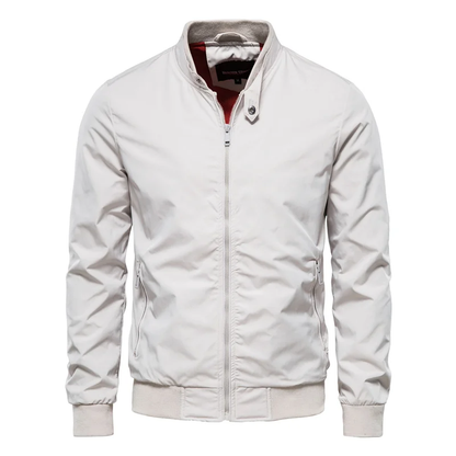 Aaron | Men's Zip Up Classic Bomber Jacket - view 4