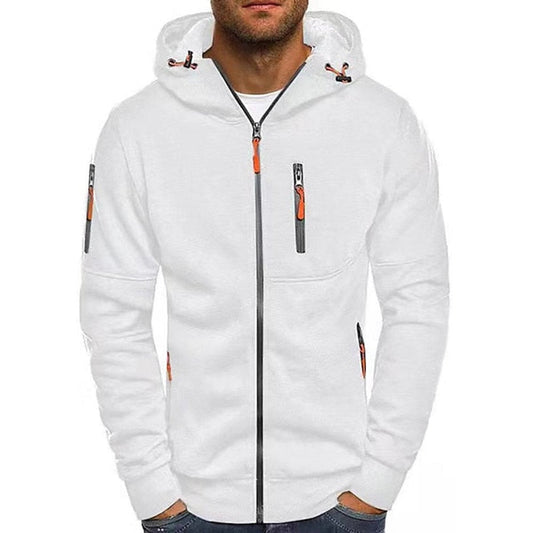 Benjamin | Men's Zip-Up Hooded Knit Sweater Fleece Pullover Hoodie - view 1