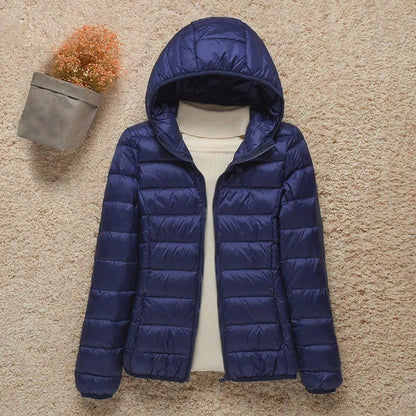 Eleanor | Women's Lightweight Hooded Quilted Jacket Packable Puffer - view 2