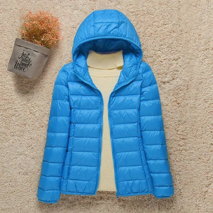 Eleanor | Women's Lightweight Hooded Quilted Jacket Packable Puffer - view 3